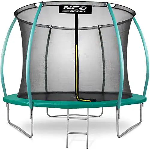 Trampolin 305 cm Neo-Sport Gartentrampolin Komplettset