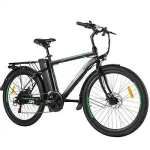 Trekking-E-Bike Herren ANCHEER 26″ E-Bike Abnehmbarer 10Ah Akku