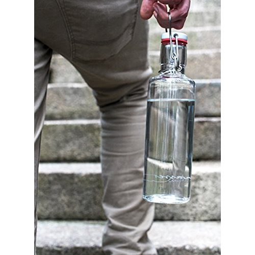 Trinkflasche-Glas soulbottles 0,6l • Einfach nur Wasser • Trinkflasche