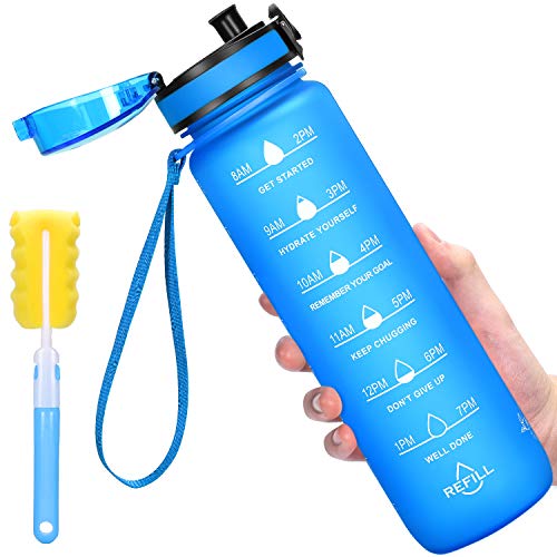Tritan-Trinkflasche Favofit 1 Liter Trinkflasche BPA-frei Tritan