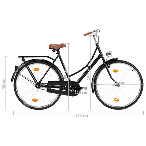 Urban-Bike Tidyard 28-Zoll-Räder Hollandrad EIN-Gang-Rad Stadtrad