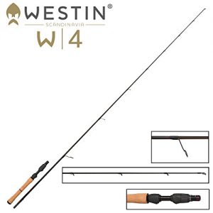Vertikalrute Westin W4 Vertical Jigging M 188cm 14-28g – zum Vertikalangeln auf Zander & Barsch, Spinnrute zum Jiggen, Spinnangel