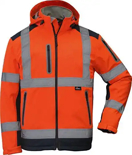Warnjacke TRIUSO Winter Warnschutzsoftshelljacke S