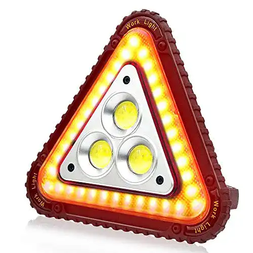 Warnleuchte SunTop LED Dreieck , USB Wiederaufladbar