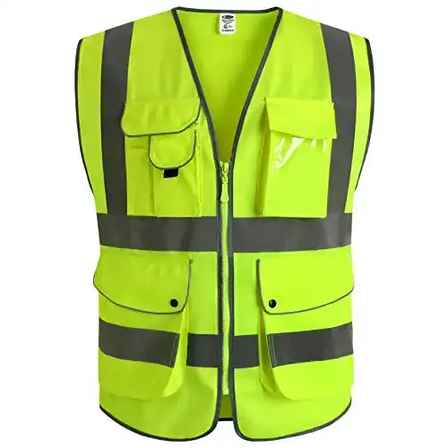Warnweste JKSafety EN ISO 20471 Gelb (XX-Large)
