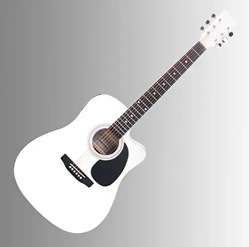 Westerngitarre Classic Cantabile WS-10WH-CE mit Tonabnehmer