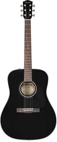 Westerngitarre Fender CD-60 V3 DS BLK WN
