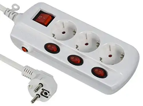 3-fach-Steckdosenleiste Electraline 62500 Power Extension 3 Fach