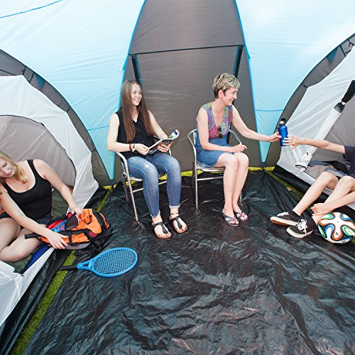8-Personen-Zelt skandika Kuppelzelt Hammerfest für 8 Personen
