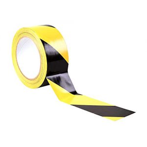 Absperrband gelb-schwarz Gocableties Gefahren-Markierungs