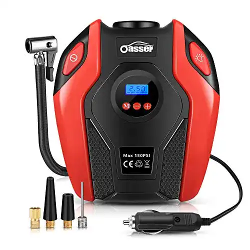 Akku-Luftpumpe Oasser Auto-Luftpumpe Reifen Inflator Kompressor