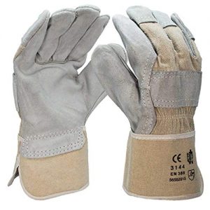 Leather work gloves AJA JUNGFLEISCH since 1919 1 pair