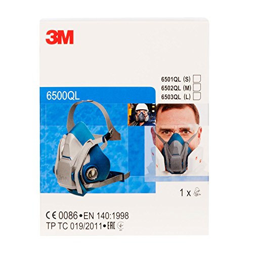 Atemschutzmaske 3M Atemschutz-Halbmaske 6502QL – Cool-Flow