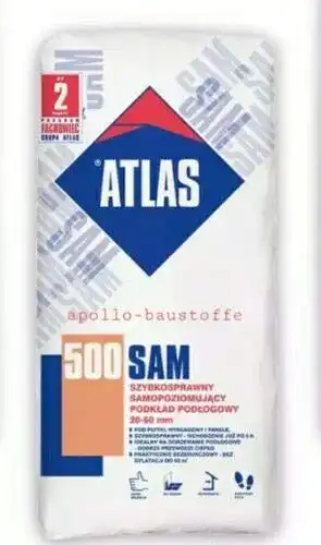 Ausgleichsmasse Apollo Baustoffe SAM 500 Atlas Fließspachtel