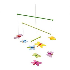 Baby-Mobile goki Mobile Schmetterlinge: 33 x 42 cm, Holz, 8 Teile