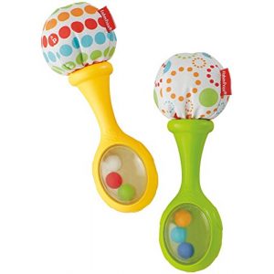 Babyrassel Fisher-Price BLT33 – Babys Rumba Rasseln Babyspielzeug