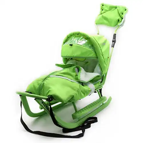 Babyschlitten Schlitten.Shop Piccolino Komfort (Grün)