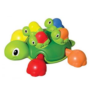 Badewannenspielzeug TOMY T72097 Schildkrötenfamilie, Bunt