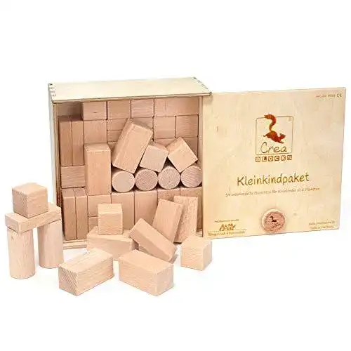 Die beste Bauklötze CreaBLOCKS Holzbausteine Kleinkindpaket 54 2026 Test Bestseller Bauklötze CreaBLOCKS Holzbausteine Kleinkindpaket 54