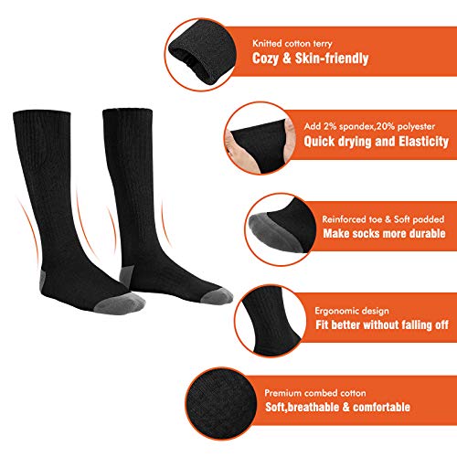 Beheizbare Socken Karcore , Elektrische Warme Socken, Fusswärmer