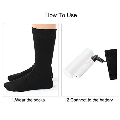 Beheizbare Socken Sonew Wiederaufladbare Batterie Beheizt