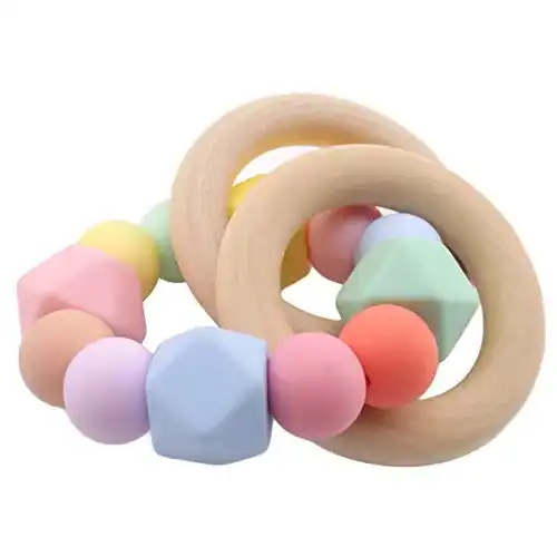 Die beste Beißring (Holz) Promise Babe Silikon Perlen Baby Zahnen Nursing 2026 Test Bestseller Beißring (Holz) Promise Babe Silikon Perlen Baby Zahnen Nursing
