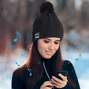 Bluetooth-Mütze Miserwe Bluetooth Beanie Mütze Kabellose 5.0