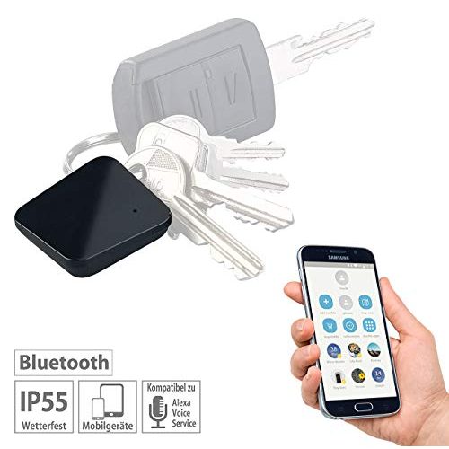 Bluetooth-Tracker Callstel Peilsender: 6in1-Schlüsselfinder, Bluetooth