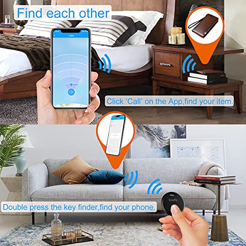 Bluetooth-Tracker Kimfly Schlüsselfinder Tags, Wireless