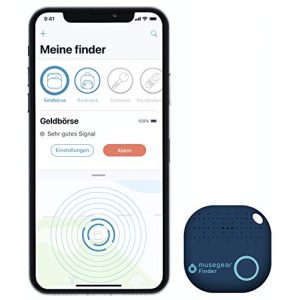 Bluetooth-Tracker musegear Schlüsselfinder mit Bluetooth App