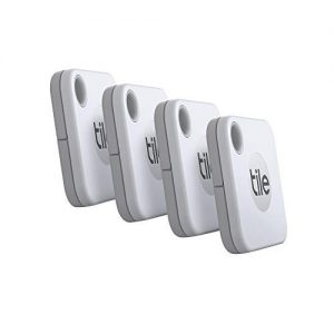 Bluetooth-Tracker Tile Mate (2020) Bluetooth Schlüsselfinder, 4er
