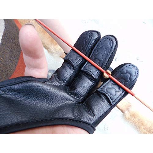 Bogenschieß-Handschuh HENGGE Bogenschießen Leder