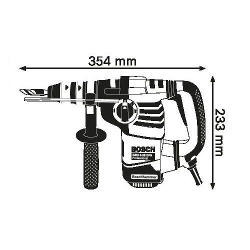 Bohrhammer SDS Plus Bosch Professional GBH 3-28 DFR
