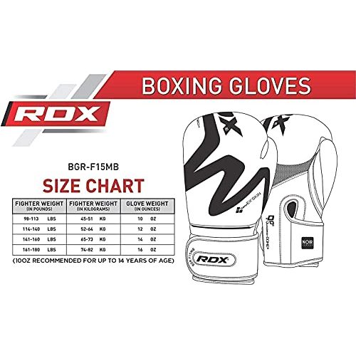 Boxhandschuhe 12 oz RDX Boxhandschuhe Männer, Muay Thai