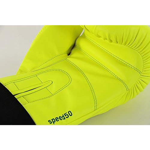 Boxhandschuhe adidas Unisex Speed 50 – Gelb/ Blau 6 Oz; Adisbg50