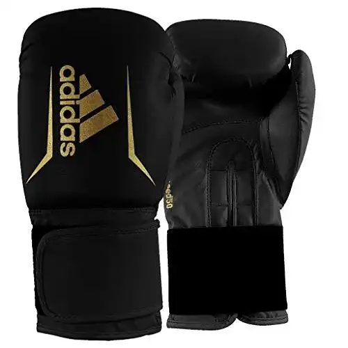 Boxhandschuhe adidas Unisex Speed 50 – Gelb/ Blau 6 Oz; Adisbg50