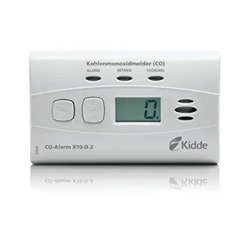 Die beste CO-Melder Kidde 10llDC0 X10-D.2 Kohlenmonoxidmelder, 3 V, Weiß 2026 Test Bestseller CO-Melder Kidde 10llDC0 X10-D.2 Kohlenmonoxidmelder, 3 V, Weiß
