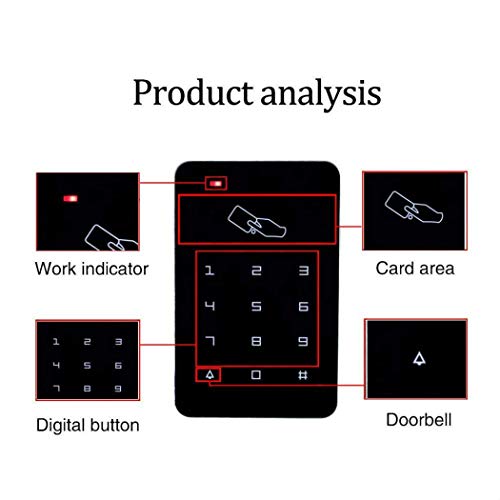 Codeschloss YAVIS RFID Zugangskontrolle System Kit Set