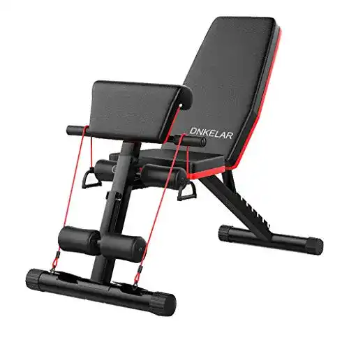 Curlbank DnKelar Hantelbank klappbar Fitnessbank Trainingsbank