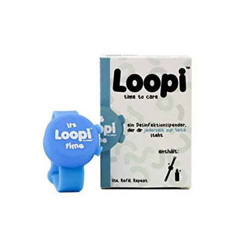 Desinfektionsarmband LullyLu Loopi – by ™ Selfcare (Blau)