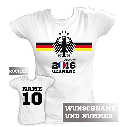 Deutschland-Trikot Artdiktat Damen Deutschland Fan T-Shirt EM