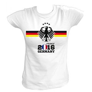 Deutschland-Trikot Artdiktat Damen Deutschland Fan T-Shirt EM
