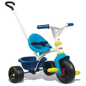Dreirad mit Schubstange Smoby 740323 Be Fun Dreirad blau Kinder
