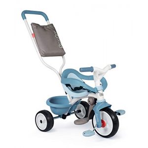 Dreirad mit Schubstange Smoby 740414 – Be Move Komfort blau