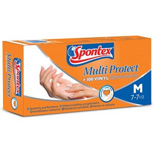 Disposable gloves (M) Spontex Multi Protect 100 size M – 100