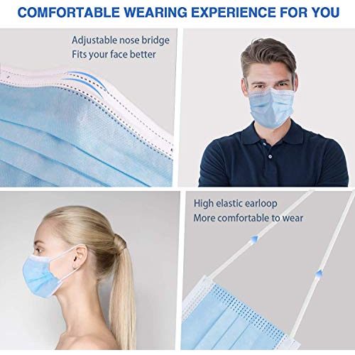 Einwegmaske H&S Professional 50 Stück Einweg-Gesichtsmasken
