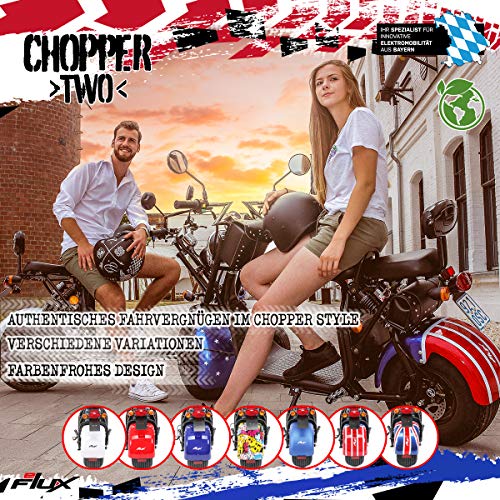 Elektroroller eFlux Chopper Two E-Scooter – Straßenzulassung