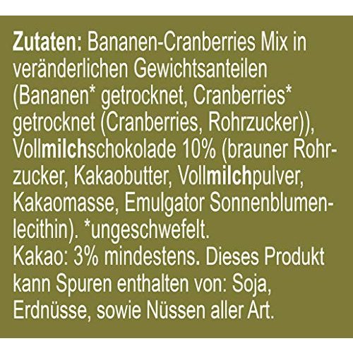 Energieriegel Seitenbacher Banane-Cranberry Riegel, 12er Pack