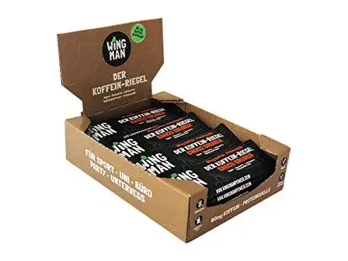 Energieriegel WINGMAN Koffein – Riegel Choco Crunch-Geschmack
