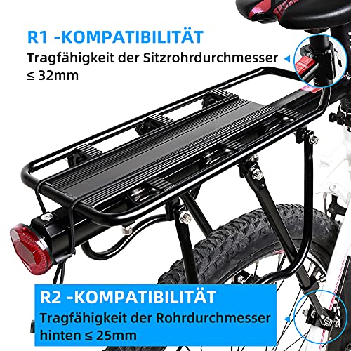 Fahrrad-Gepäckträger SPGOOD Mountainbike Gepäckträger Set